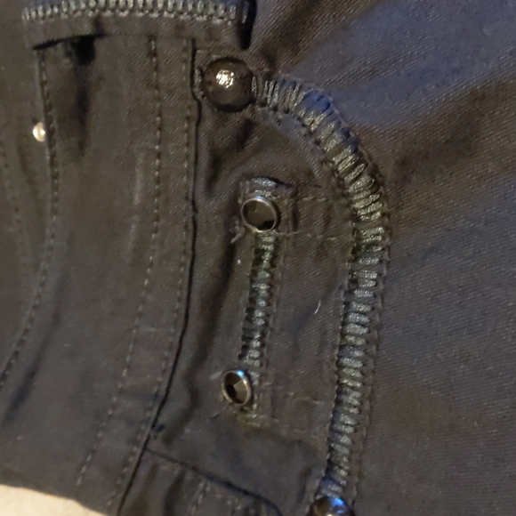 code blue black capri jeans size 12/30 - Picture 4 of 14